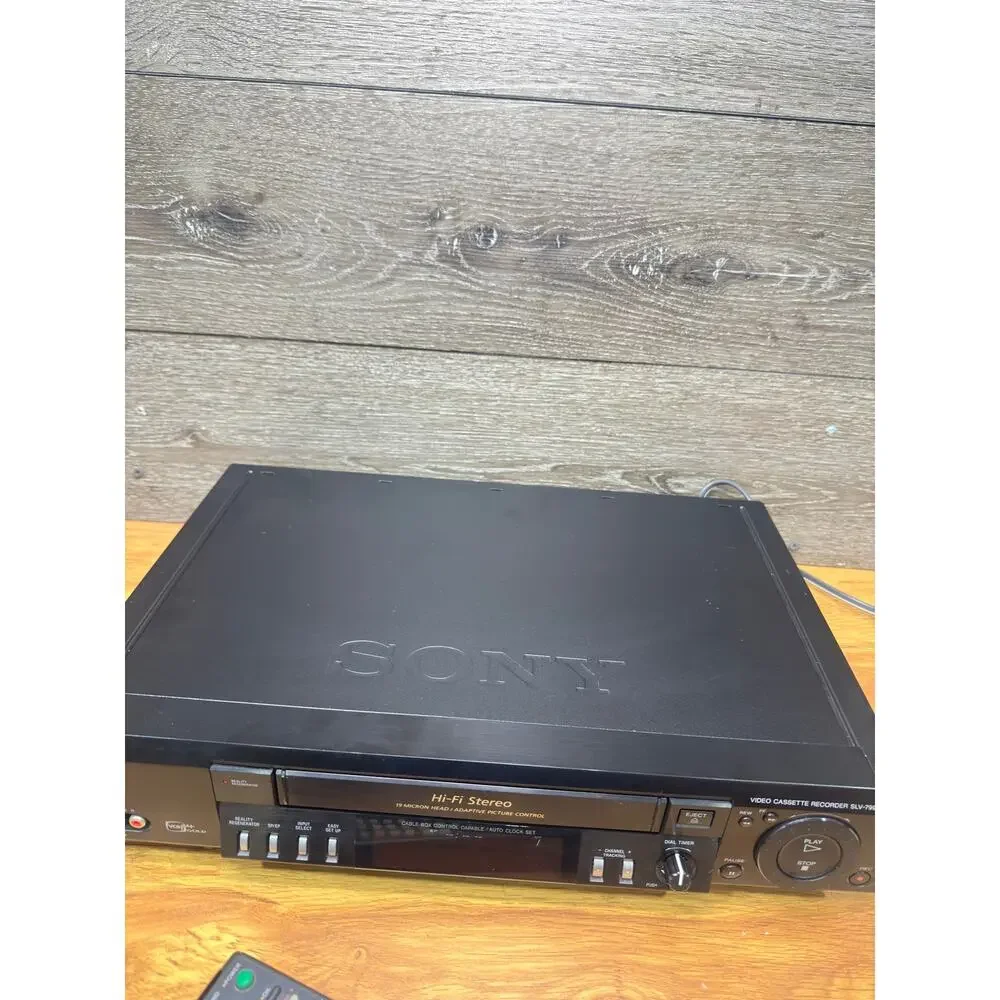 Sony SLV-799 HF VHS VCR Recorder 4-Head HiFi Stereo With Remote~Tested